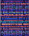 CARLO COLUCCI Strandtuch Matteo, Frottier (1-St), in auffälliger Jacquard-Optik und Carlo Colucci Schriftzügen