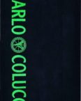 CARLO COLUCCI Strandtuch Tomaso, Frottier (1-St), mit auffälligem Carlo Colucci Logo und Schriftzug in neongrün