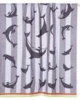 PAD Badetücher Strandtuch Sea Delfin Grau (100x180cm)