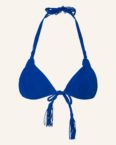 Pilyq Triangel-Bikini-Top Mila blau