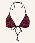 Versace Triangel-Bikini-Top Zum Wenden pink