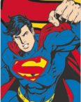 empireposter Handtuch Superman - Comic - Mikrofaser Strandtuch 70x140 cm, 100 % Polyester