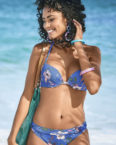 s.Oliver Push-Up-Bikini-Top "Maya", mit floralem Design