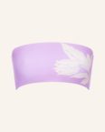 Seafolly Bandeau-Bikini-Top Fleur De Bloom violett