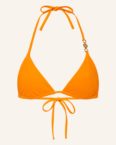 Versace Triangel-Bikini-Top orange