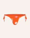 Seafolly Triangel-Bikini-Hose La Palma Mit Schmuckperlen orange