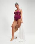 Schwangerschafts-Bikini mit hohem Bund für Damen Beere