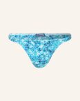 Vilebrequin Bralette-Bikini-Top Flowers Tie & Die Fraz blau