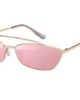 BEZLIT Eyewear Sonnenbrille Rundglas Designer Damen Sonnenbrille (1-St) mit schwarzen, rosa-grün, silber-verspiegelt und silber-hellblau