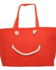 Antonio Strandtasche XXL Strandtasche Badetasche Tasche Happy Smile Farbe: orange (84)