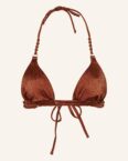 Cyell Triangel-Bikini-Top Treasure Cedar braun