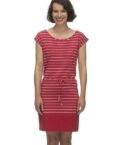 Ragwear Sommerkleid Ragwear Kleid Damen SOCHO STRIPES 2311-20013 Red Rot 4000