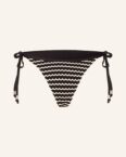 Seafolly Triangel-Bikini-Hose Mesh Effect schwarz
