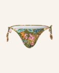 Watercult Triangel-Bikini-Hose Sunset Florals gruen