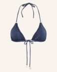 Watercult Triangel-Bikini-Top Viva Energy blau