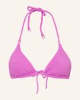 Seafolly Triangel-Bikini-Top Sea Dive violett