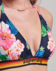 Superdry Triangel-Bikini-Top "VINTAGE LOGO TRI BIKINI TOP", (1 St.), mit Allover Blumenprint