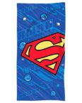 Superman Badetuch, Mikrofaser, Strandtuch 70 x 140 cm schnelltrocknend