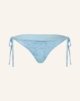Versace Triangel-Bikini-Hose blau