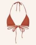 Watercult Triangel-Bikini-Top The Essentials braun