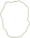 Gallay Perlenkette Kette Glasperlen mintfarben geknotet 60cm (1-tlg)