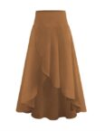 AFAZ New Trading UG Skort Modisches, einfarbiges, elegantes, langes Sommerkleid für Damen