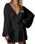 AFAZ New Trading UG Sommerkleid Cardigan-Kleid Sexy drapiertes Babes-Kleid