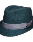Alfonso D'Este Sonnenhut (1-St) Stofftrilby mit Futter, Made in Italy