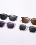 AquaBreeze Sonnenbrille Sonnenbrille Damen Polarisiert Superleichtes Retro Eckig Klassisch UV400 Schutz