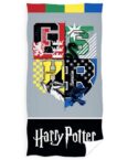 BERONAGE Strandtücher Harry Potter Badetuch Shield 70x140, 100% Baumwolle (1-St), Frottee in Velours-Qualität