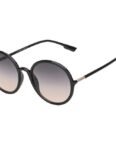 BEZLIT Eyewear Sonnenbrille Rundglas Designer Damen Sonnenbrille (1-St) mit violette, blau und schwarzen Linsen