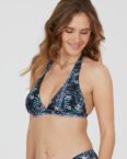 CRUZ Triangel-Bikini-Top "Pozzuoli", mit floralem Allover-Print