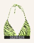 Calvin Klein Triangel-Bikini-Top gelb