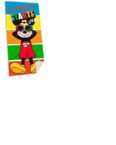 Disney Mickey Mouse Handtuch Mickey Maus Badetuch Velourtuch Duschtuch Strandtuch Maße: 70x140 cm