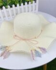 GelldG Sonnenhut Sonnenhut, UV Schutz Strandmütze Strohhut Damen mit breiter Krempe