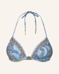 Maryan Mehlhorn Triangel-Bikini-Top Majorelle blau