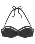 Witt Weiden Damen Bügel-Bandeau-Bikini-Top schwarz