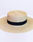 AUKUU Sonnenhut Flat Flat Top Strohhut Sommer Sonnenschutzhut modischer und vielseitiger Reise Strandhut für Damen
