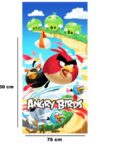 BERONAGE Strandtücher Angry Birds Badetuch Cliffhanger 75x150, 100% Baumwolle (1-St), Frottee in Velours-Qualität