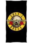 BERONAGE Strandtücher Guns N`Roses Hard-Rock-Badetuch 70x140, 100% Baumwolle (1-St), Frottee in Velours-Qualität