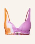 Beachlife Push-Up-Bikini-Top Tie Dye lila