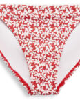 Esprit Bikinihose zum seitlichen Binden mit Print (994EF1A323) dark red