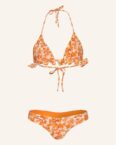 Etro Triangel-Bikini orange