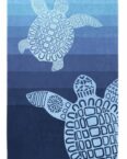 Seahorse Strandtuch Turtle, Jacquard-Velours (1-St), mit Schildkröten Motiv
