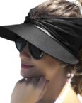 XDeer Sonnenhut Women's Visor Sonnenhut mit großer Krempe, UV-Schutz Strand Sport Hut, Strand Hut, Sommerhut, Sonne Visor Hüte