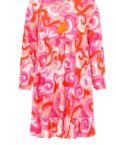 Zwillingsherz Sommerkleid Zwillingsherz Kleid Herzen & Kringel in pink-blau oder pink-orange