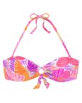Bandeau-Bikini-Top in lila-orange von Sunseeker