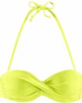 Bandeau-Bikini-Top in lime von s.Oliver