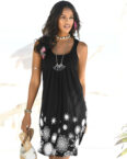 Beachtime Strandkleid, mit grafischem Druck, leichtes Sommerkleid aus Jersey