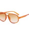 Fivejoy Sonnenbrille Ovale Sonnenbrille mit Doppelsteg,Farbverlaufs-Sonnenbrillen für Damen (1-St)